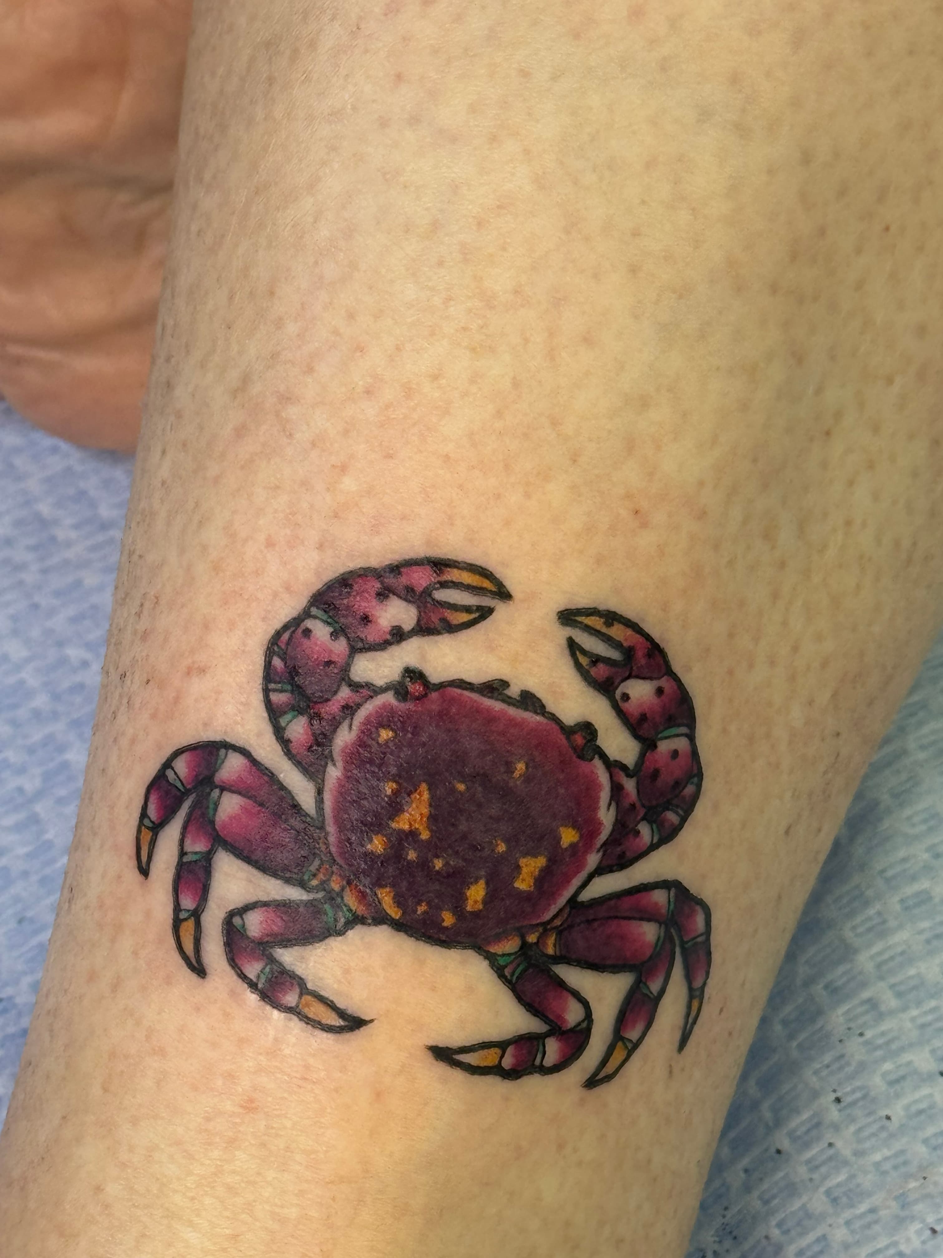 Neo-Traditional Crab